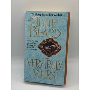 Julie Beard Very Truly Yours Book Adult Paperback Blue Good Historical Romance